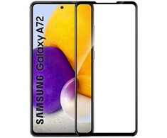 Evelatus Pilna pārklājuma 2.5D Stikls priekš Samung Galaxy A72 4G (A725F) Anti-Statisks/ Japāņu līme