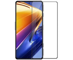 Dėklas Evelatus Xiaomi POCO F4 2.5D Full Cover Japan Glue Glass Anti-Static