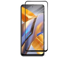 Evelatus Xiaomi Xiaomi Redmi Note 10S/Poco M5s 2.5D Full Cover Japan Glue Glass Anti-Static
