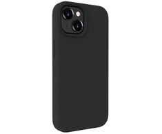 Evelatus Apple iPhone 15 Premium Magsafe Soft Touch Silikoninis dėklas Juodas