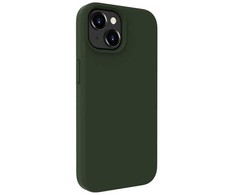 Evelatus Apple iPhone 15 Premium Magsafe Soft Touch Silikoninis dėklas Dark Olive