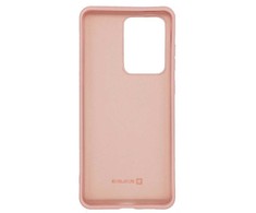 Dėklas Evelatus Samsung Galaxy S20 Ultra Soft Touch Silicone rusvai gelsvas