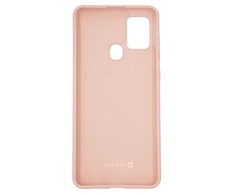 Evelatus Samsung Galaxy A21s Nano Silikoninis dėklas Soft Touch TPU rusvai gelsvas