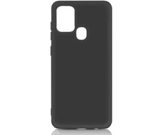 Evelatus Samsung Galaxy A21s Nano Silikoninis dėklas Soft Touch TPU Juodas