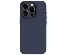 Evelatus Apple iPhone 15 Pro Premium Soft Touch Silikoninis dėklas Midnight Mėlyna