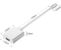 iLike HD2 USB-C Spraudnis uz HDMI 4K Ligzdas Audio un Video Kabelis Adapteris 10cm - Konvertors Balts (OEM)
