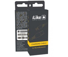 iLike ICM01 Izturīgs TPE USB uz Micro USB Universālais Lādētāja Kabelis 1m Balts