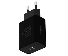 iLike ITC02 USB-C 2.4A Spraudnis Lādētājs Universāls visiem mobilajiem un mājas ierīcēm 4.7-5.2V Melns