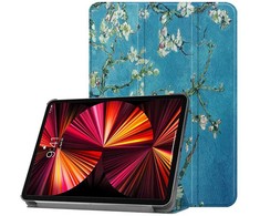 iLike Tri-Fold Plāns Eko-Ādas Statīva Maks Huawei MatePad SE 10.1'' (2022) Ags3K-W20 / Ags3K-AL20 Sakura