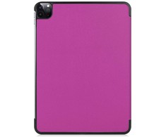 iLike Tri-Fold Plāns Eko-Ādas Statīva Maks Lenovo Tab P12 12.7'' (2023) Violets