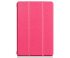 iLike Tri-Fold Plāns Eko-Ādas Statīva Maks Lenovo IdeaTab M10 10.1'' 3rd Gen TB328FU (2022) Koraļļu rozā
