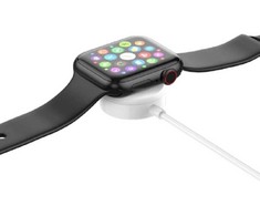 iWear CH3 Universal / Apple Watch USB 1m Smart Watch 3,5W belaidžio įkroviklio kilimėlis Baltas