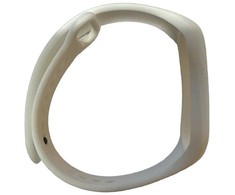 iLike iWear universalus silikoninis dirželis išmaniųjų apyrankių modeliams - SM6 SM7 SM8 (18x250mm) Baltas