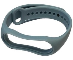 iLike iWear universalus silikoninis dirželis išmaniųjų apyrankių modeliams – SM6 SM7 SM8 (18x250mm) Šviesiai mėlynas