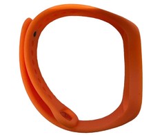 iLike iWear universalus silikoninis dirželis išmaniųjų apyrankių modeliams – SM6 SM7 SM8 (18x250mm) Oranžinė