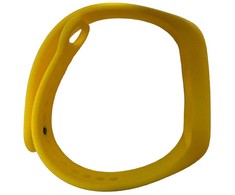 iLike iWear universalus silikoninis dirželis, skirtas išmaniųjų apyrankių modeliams – SM6 SM7 SM8 (18x250mm) Geltona