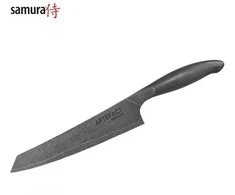 Samura Artefact Kitchen Hakata peilis 210 mm AUS-10 Damascus Japan steel 59 HRC