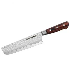 Samura Kaiju Kitchen peilis Nakiri 167mm from AUS 8 hammered Japanese steel 58 HRC