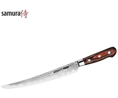 Samura Kaiju su Bolster Kitchen peiliais Pjaustymas TANTO 230mm iš AUS 8 kalamo japoniško plieno 58 HRC