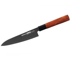 Samura Okinawa Stonewash Kitchen Gyuto peilis 170mm from AUS 8 Japanese steel 58 HRC