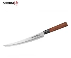 Samura Okinawa Universal Kitchen Slicing peilis Tanto 230mm from AUS 8 Japanese steel 59 HRC