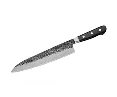 Samura Pro-S Lunar Kitchen Grand Chef's peilis 241mm Hammered Damascus Japan steel 61 HRC