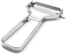 Samura Sharp &amp; Effortless metalinis daržovių skustuvas su Julienne 61 mm peiliu iš japoniško plieno sidabro