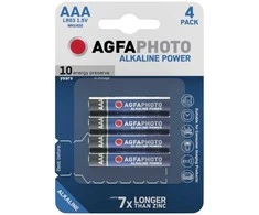 AgfaPhoto Alkaline Power Elementai, AAA, LR3, 4 vnt