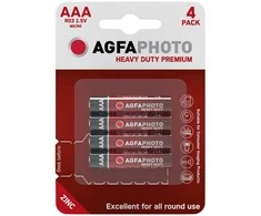 AgfaPhoto Heavy Duty Elementai, AAA, R3, 4 vnt