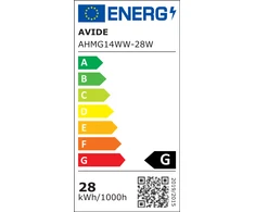 Avide halogenine lemputė 28W P45 E14