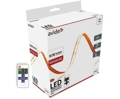 Avide LED COB juosta 16W 24V 3000K su pultu, 2m
