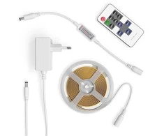 Avide LED COB juosta 16W 24V 3000K su pultu, 2m