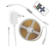 Avide LED COB juosta 33W 24V 4000K su pultu, 5m