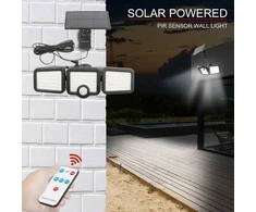Avide LED Lauko prožektorius Entac Solar 15W PIR su pulteliu