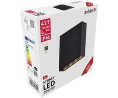 Avide LED lauko sieninis šviestuvas Sydney 2Way 6W 3000K IP65