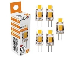 Avide LED lemputė 1.2W G4 4000K 5vnt