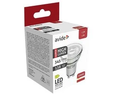 Avide LED lemputė 2.5W GU10 3000K 345lm