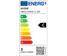 Avide LED lemputė 2.5W GU10 4000K 345lm