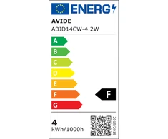 Avide LED lemputė 4.2W JD E14 6400K