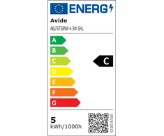 Avide LED lemputė 4.9W 806lm E27 2.7K Filament