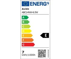 Avide LED lemputė 6.5W B35 E14 4000K