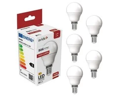 Avide LED lemputė 6.5W E14 3000K 806lm 5vnt