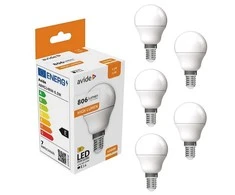 Avide LED lemputė 6.5W E14 4000K 806lm 5vnt