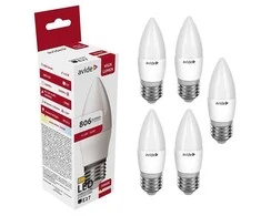 Avide LED lemputė 6.5W E27 3000K 5vnt