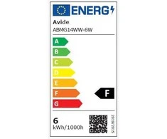 Avide LED lemputė 6W E14 3000K 560lm