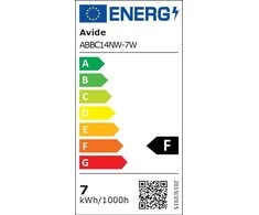 Avide LED lemputė 7W E14 4000K 5vnt