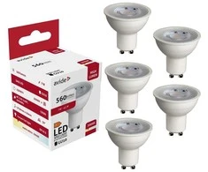 Avide LED lemputė 7W GU10 36° 3000K 5vnt