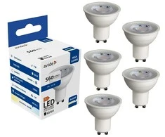 Avide LED lemputė 7W GU10 36° 6400K 5vnt