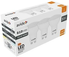 Avide LED lemputė 7W GU10 4000K 3vnt