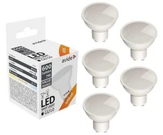 Avide LED lemputė 7W GU10 4000K 5vnt